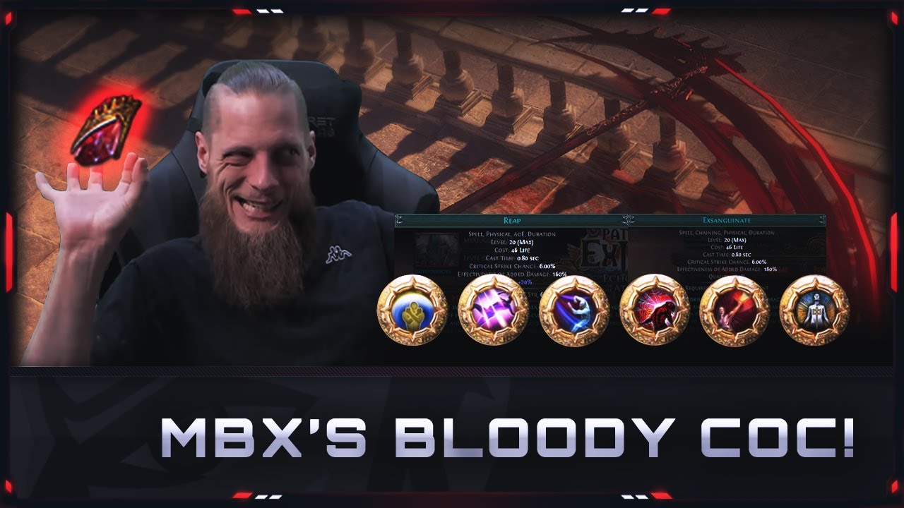 [PATH OF EXILE | 3.14] – MBX’S BLOODY COC – REAP PATHFINDER (LEAGUE STARTER PROJECT)