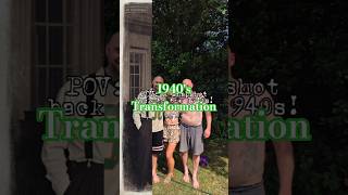 1940's transformation!! #shorts #entertainment #trending