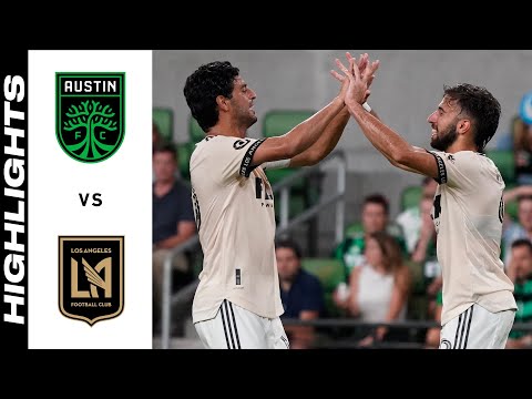 Austin FC Los Angeles FC Goals And Highlights