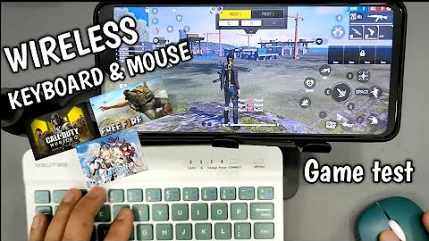 Wireless  Bluetooth and Mouse on Call of Juty Freefire and Genshin Impact