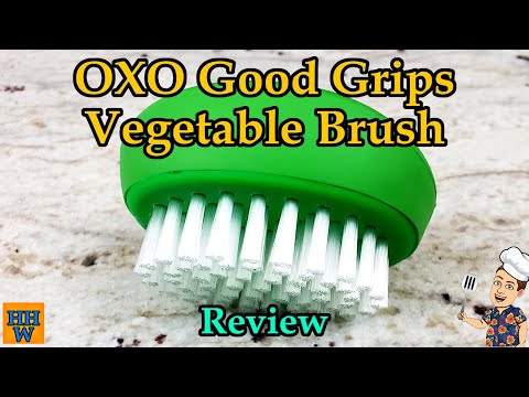 OXO Good Grips Vegetable Brush Black& Green, 1 EA