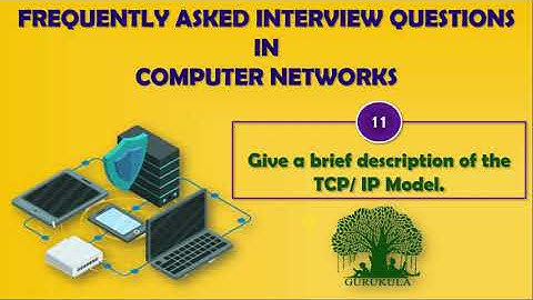 What is TCP IP Model | Frequently asked Interview Question in Computer Networks | [English]