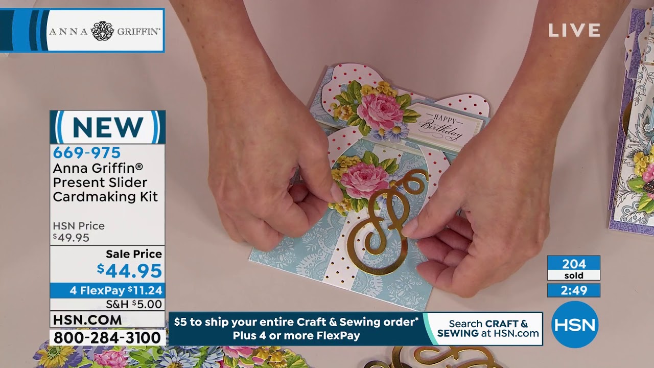 Anna Griffin Present Slider Cardmaking Kit YouTube