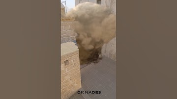 Fake smoke into jungle from b aps on Mirage💨 #csgo #cs2