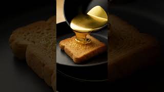 Oddly Satisfying Melting Gold on Toast ASMR 🍞✨ #asmr #satisfying - AuvicSync