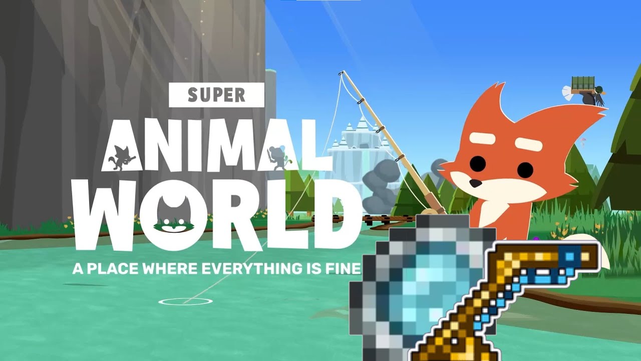 【Super Animal Royale】Super Animal World_"小技巧"Efficient fishing、Display items、Teleport anytime