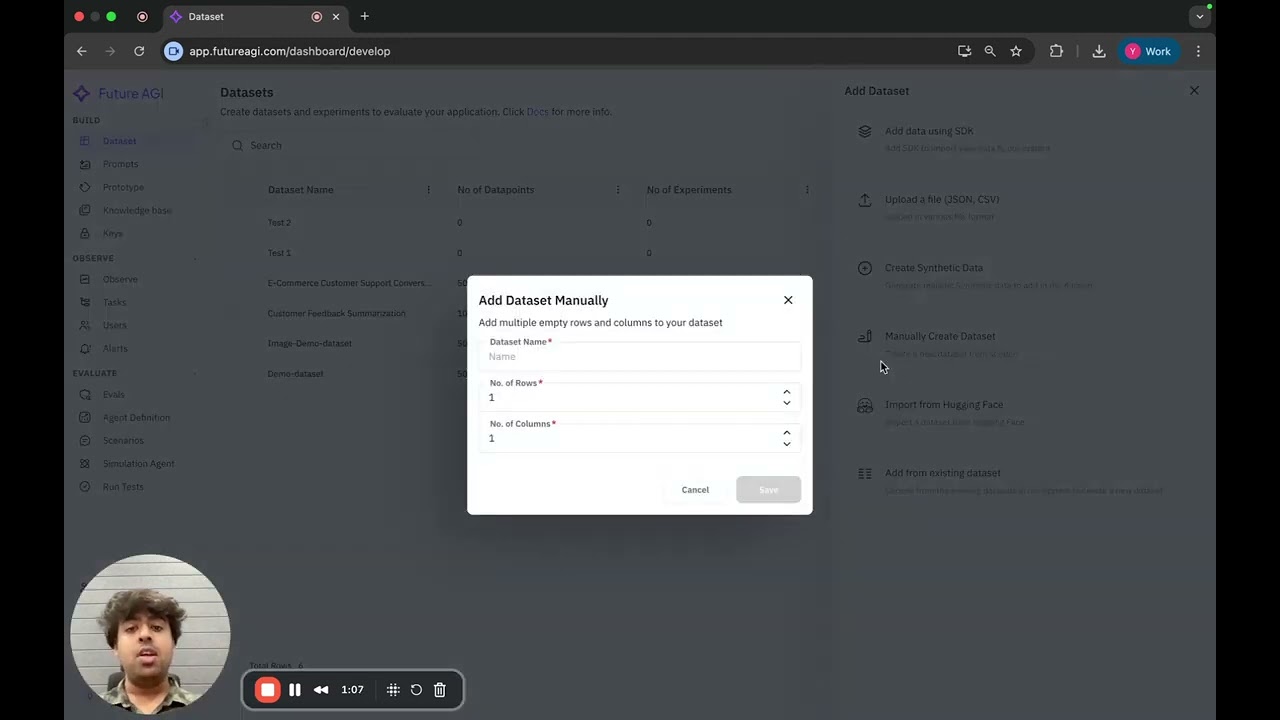 Importing Datasets Made Easy with Future AGI: A Step by Step Guide 📊