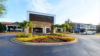 Relaxing Staycation at Courtyard Orlando Lake Buena Vista at Vista Centre | Full Resort Tour