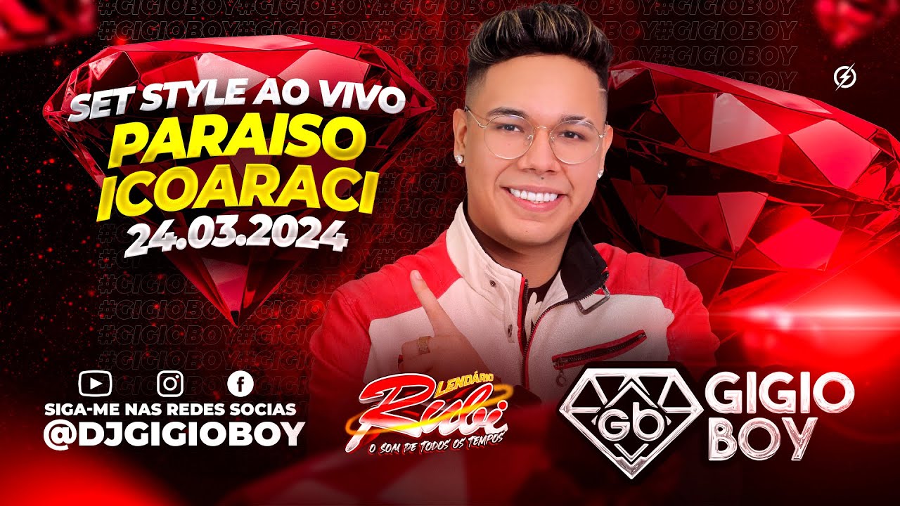 CD AO VIVO GIGIO BOY NO PARAISO EM ICOARACI - LENDÁRIO RUBI - 24