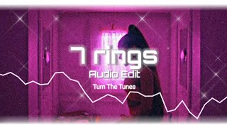 7 rings - Ariana Grande Audio Edit