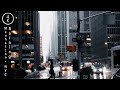 NYC Walking in the Rain - Manhattan, New York 4K ASMR Rain Ambience - Binaural City Sound