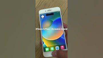 iPhone 8 PlusにDynamic Island #iphone #Dynamic Island #misakaX