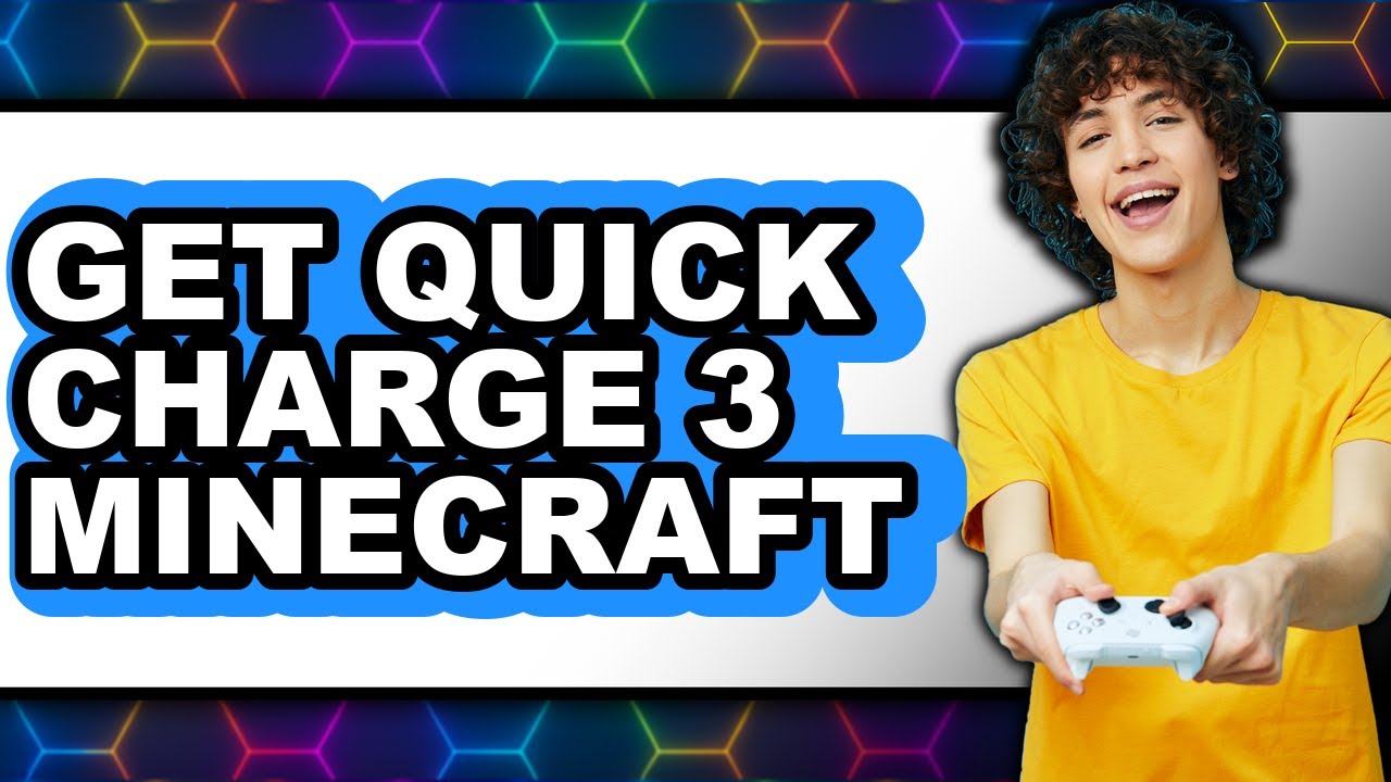 How to Get Quick Charge 3 Minecraft - Easy Guide - YouTube