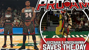 NBA 2K18 PRO-AM - JuiceMan & Shawn Saves The Day! Glide Gets POSTERIZED!!!