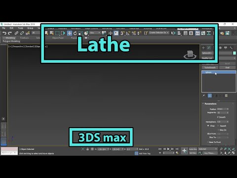 lathe  | 3ds max tutorial | study Edutech | Hindi Tutorial