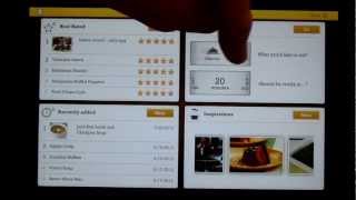 Cooklet recipe app for the BlackBerry Playbook reviewed by CrackBerry.com screenshot 1