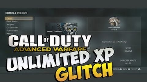 Prestige 30 "How to Get Max Rank" Cod Aw Boosting Exploit - Advanced Warfare Glitches