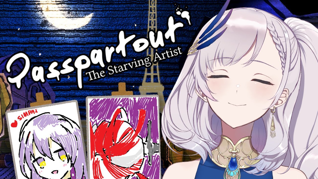【Passpartout】Painting hololive Members at Night...【hololiveID 2nd generation】