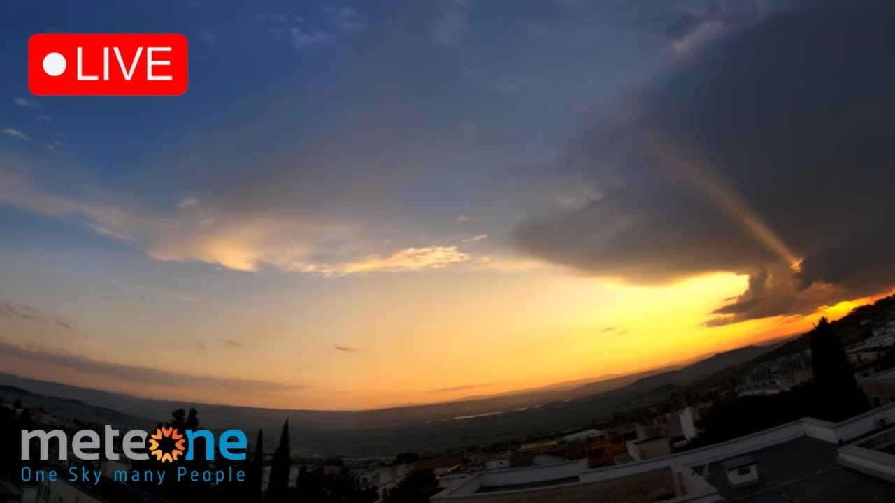 🔴 Live Webcam Matera in direzione della Valle del Bradano e la Diga di San Giuliano
