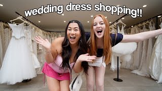 WEDDING DRESS SHOPPING WITH MY BFF!!