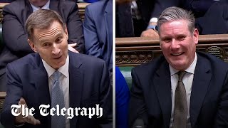Starmer 'should shed a few pounds', says Hunt as he pokes fun at Labour | Spring Budget