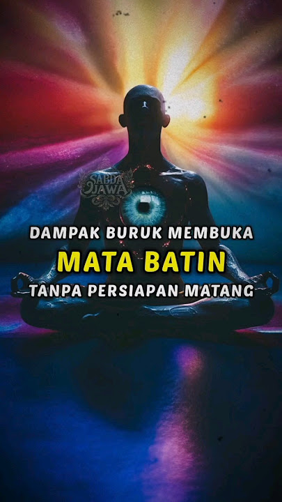 THIS IS THE ‼️Bad impact of opening your inner eye without proper preparation