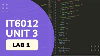 IT6012: Unit 3 Lab 1 - BMI