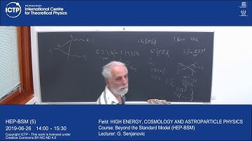 Beyond the Standard Model (HEP-BSM) Lecture 5