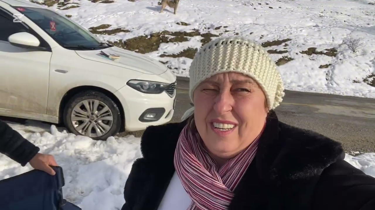 Kar maceramız❄️çok korktuk🙈🐕