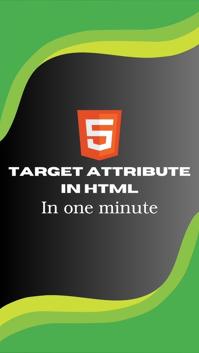 Target attribute in HTML | #codingindetail #webdevelopment #html # ...