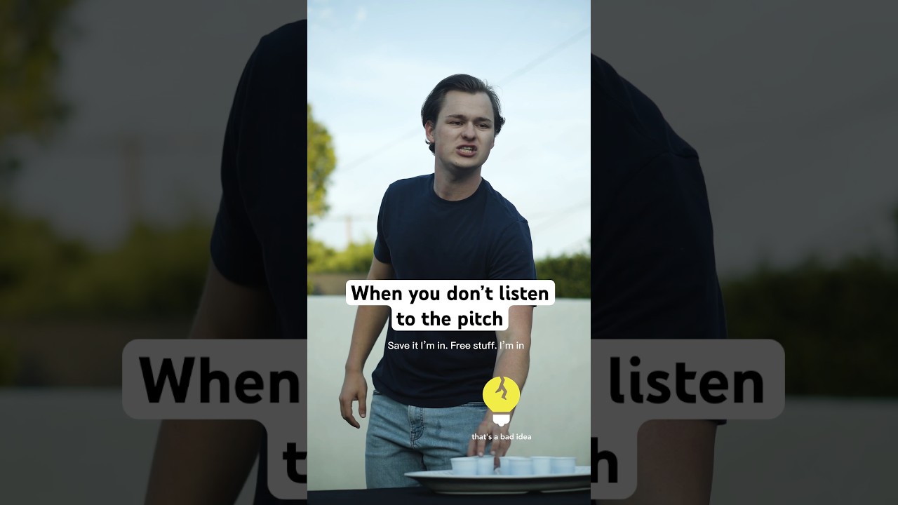 He shoulda listened to the pitch 