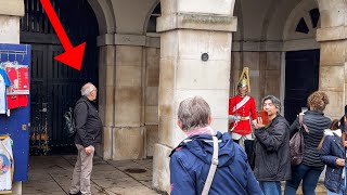 Elderly Gent Walks Into King's Guard and He Didn’t LIKE the Guards Response