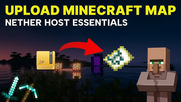 How to upload a map to your Minecraft Server | Nether Host Essentials | UPDATED