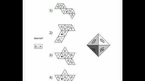 Deduce the Net for an Octahedral Die