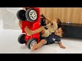 حمودي وعلولي طاحوا من السيارة والسبب😭🚔‼️