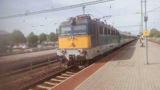 Tópart IC indul a V43 1375-ös Szilivel #máv #vasút #v43 #szili #intercity #ic