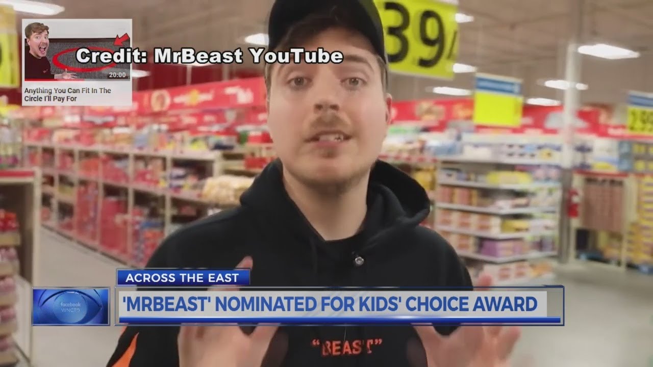 MrBeast is nominated for an award and you could help him win