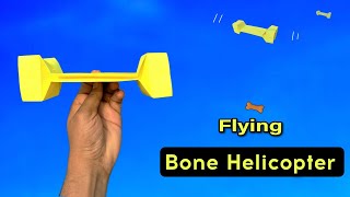 helicopter flying toy,  helicopter bone flying,  how to make new paper helicopter,  best paper  toy