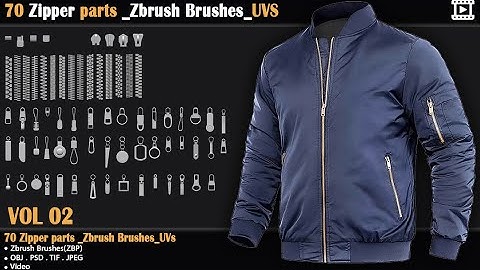 How to use the zipper brush in Zbrush
