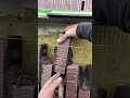 the brick laying process is very easy #construction #brick #popular #viralshorts #shorts