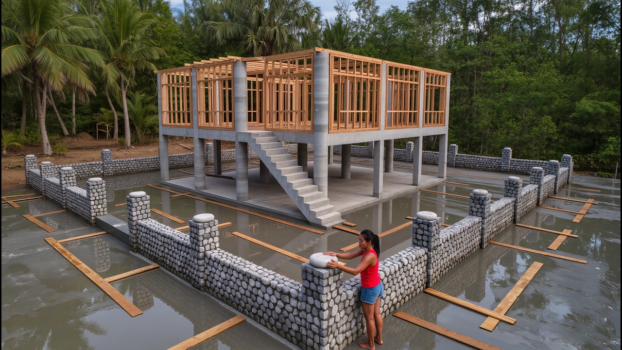 ТАЛАНТЛИВАЯ ЖЕНЩИНА построила деревянный дом МЕЧТЫ со всеми удобствами за 169 дней | @La_Minh_Ngoc