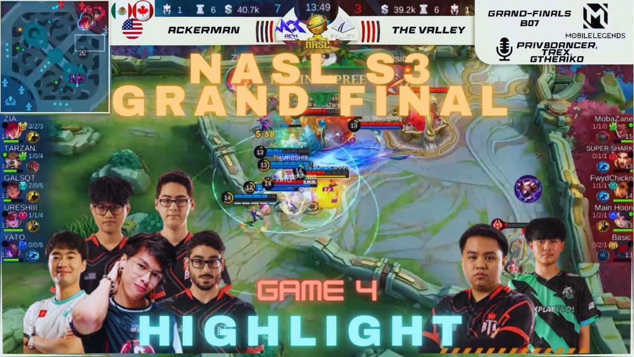 The Valley vs Ackerman Game 4 | NASL S3 GRAND FINAL