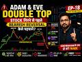 Adam &amp; Eve Double Top | Stock गिरने से पहले Bearish Reversal कैसे पहचानें? EP-18