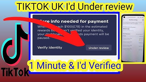 TikTok UK Usa Identity Verification under review problem solved|how to verify I