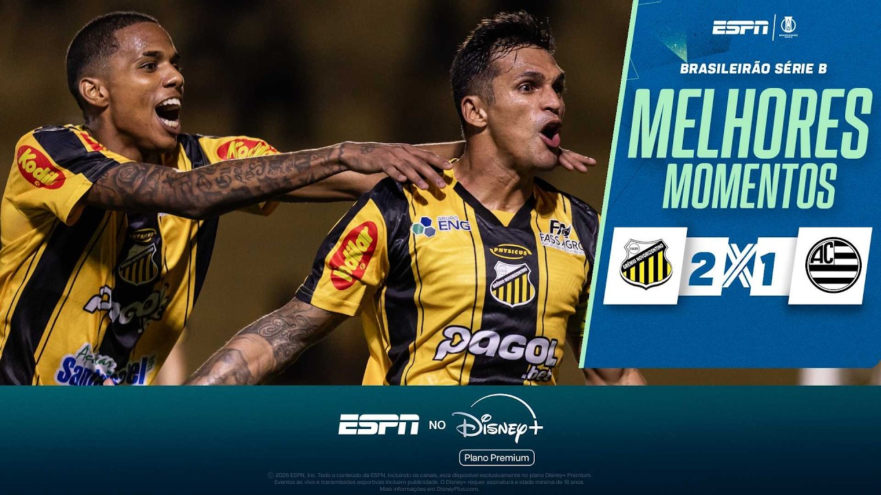 ATHLETIC TEM DOIS EXPULSOS E NOVORIZONTINO VENCE PARA CHEGAR AO G4 DA SÉRIE B | MELHORES MOMENTOS