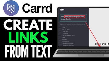 How To Create Links From Text on Carrd.co 2025 (BEST WAY!)