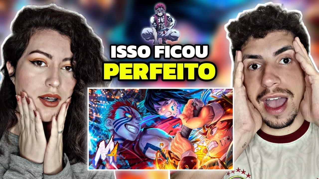 NÓS TE PERDOAMOS AKAZA! REACT M4rkim - Castelo Infinito 2 (Akaza x Tanjiro e Tomioka)