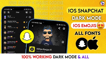 How to Get iOS Snapchat on Android ! 100% Working DARK Mode ! iOS Emojis ! iPhone SnapChat