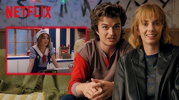 Maya Hawke & Joe Keery on Robin