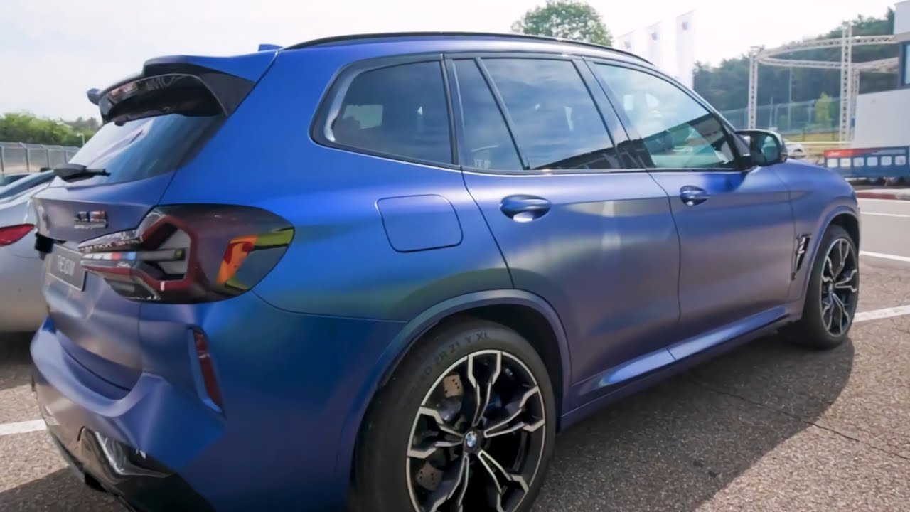 2022 BMW X3 M Competition LCI Marina Bay Blue and Black - YouTube